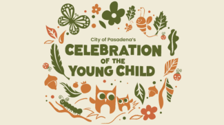 Colorful Fall Logo for the City of Pasadena's Celebration of the Young Child