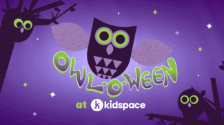 Owl-o-ween at Kidspace logo