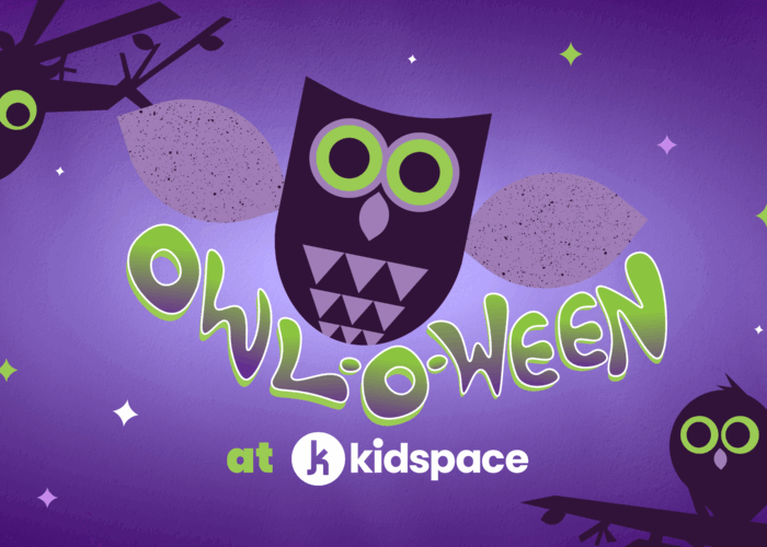 Owl-o-ween at Kidspace logo