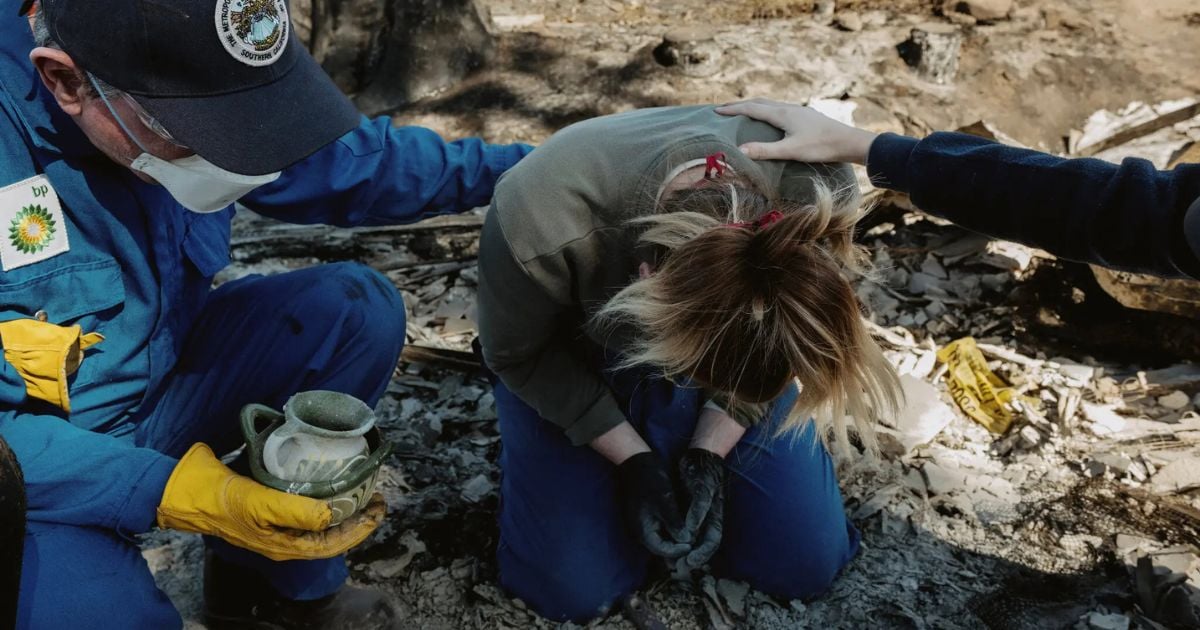 Grace finds ring in the ashes of the Eaton Fire
