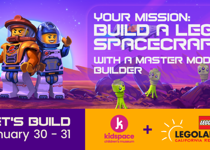 LEGO mini figures in space