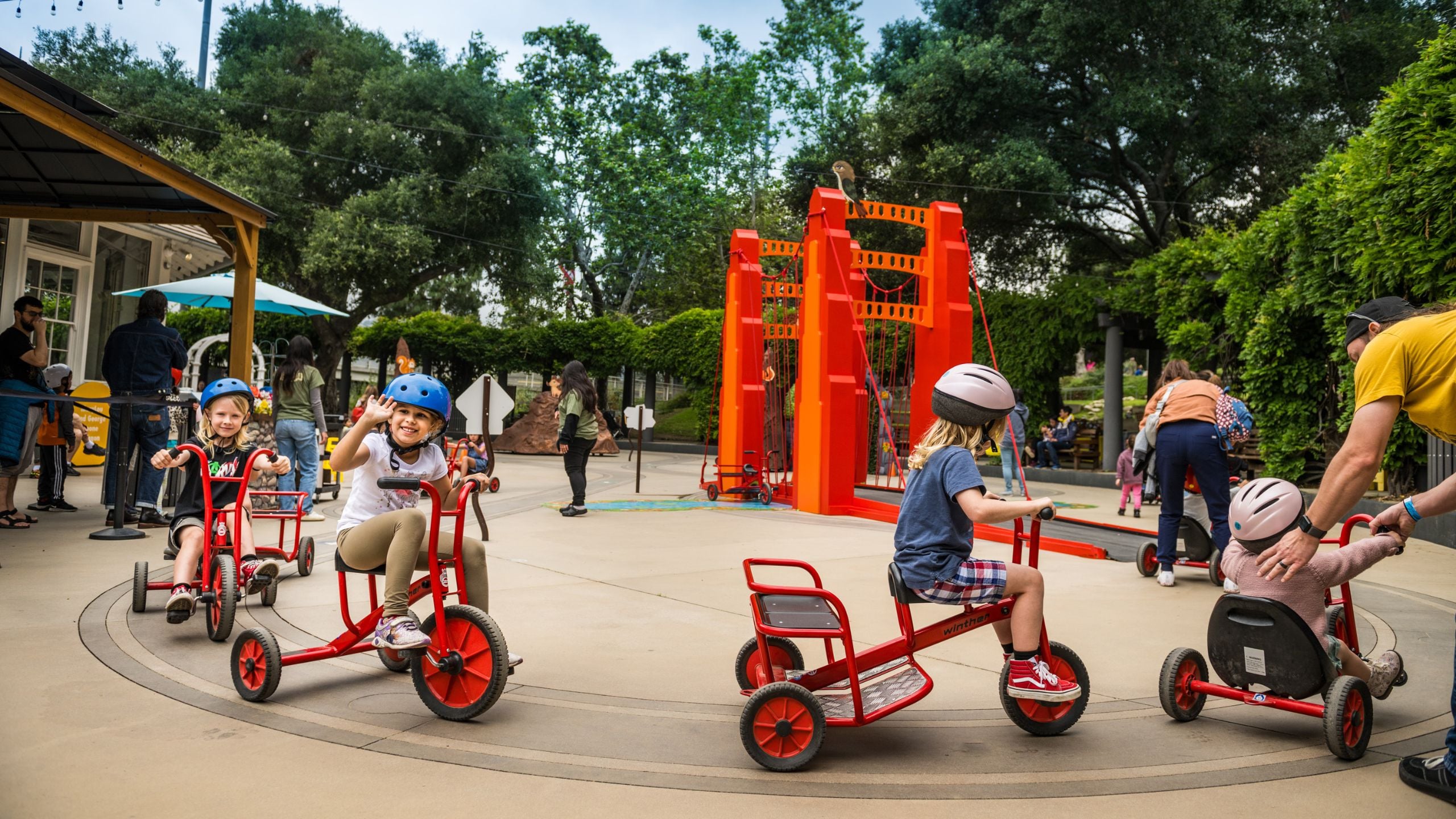 Children on Trikes
